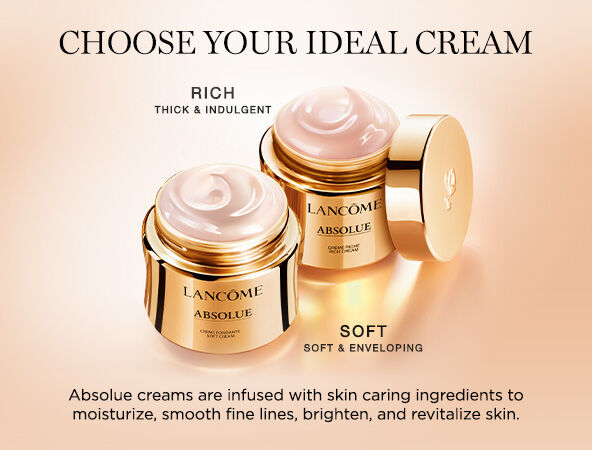 Elija su crema ideal.