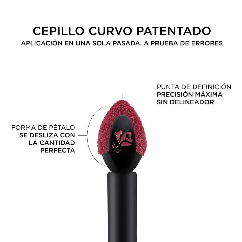 Lápiz labial líquido semimate L’Absolu Rouge Drama Ink
