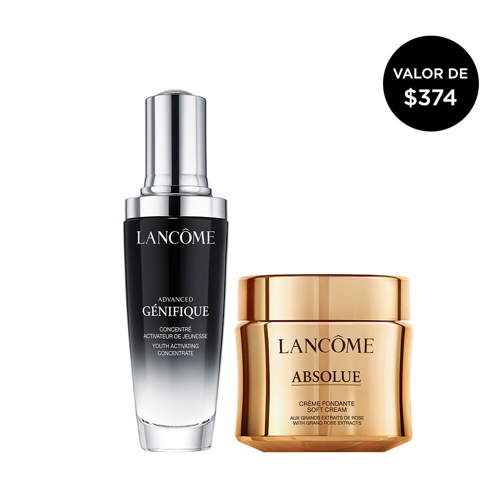 Dúo de suero Advanced Génifique + crema Absolue Soft Cream